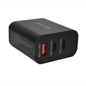 Ładowarka sieciowa 65W 2x USB C + 1x USB A (cz)